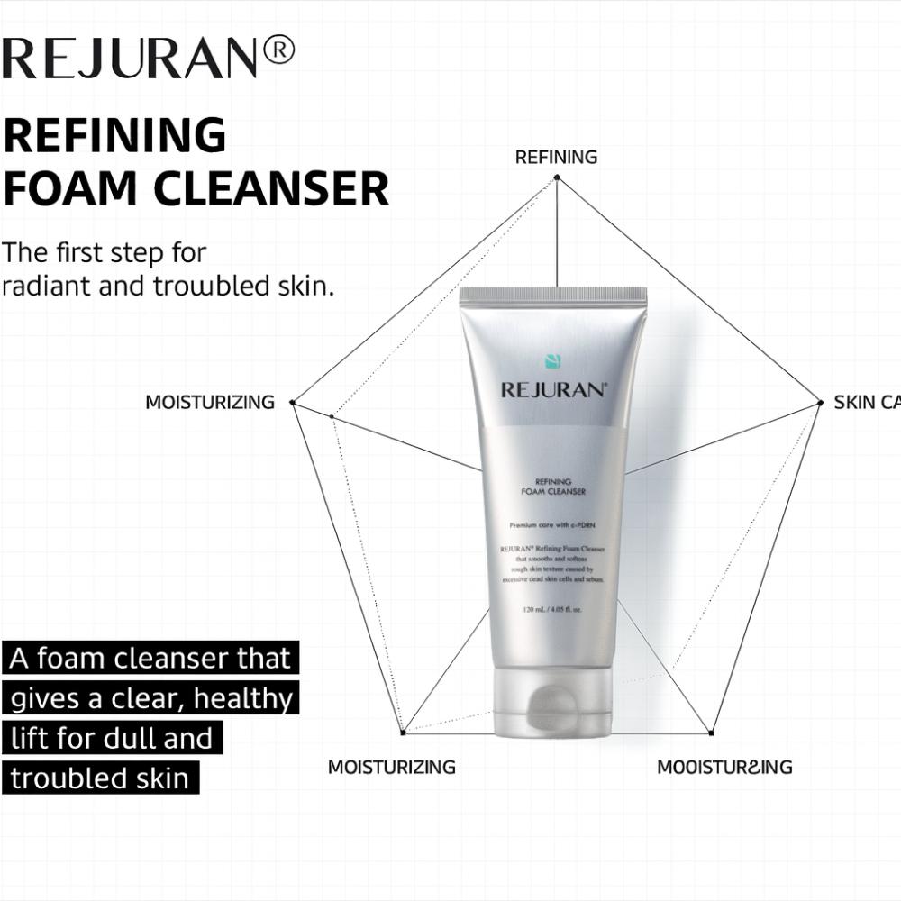 Rejuran Refining Foam Cleanser 120ml / 4.05 Fl Oz
