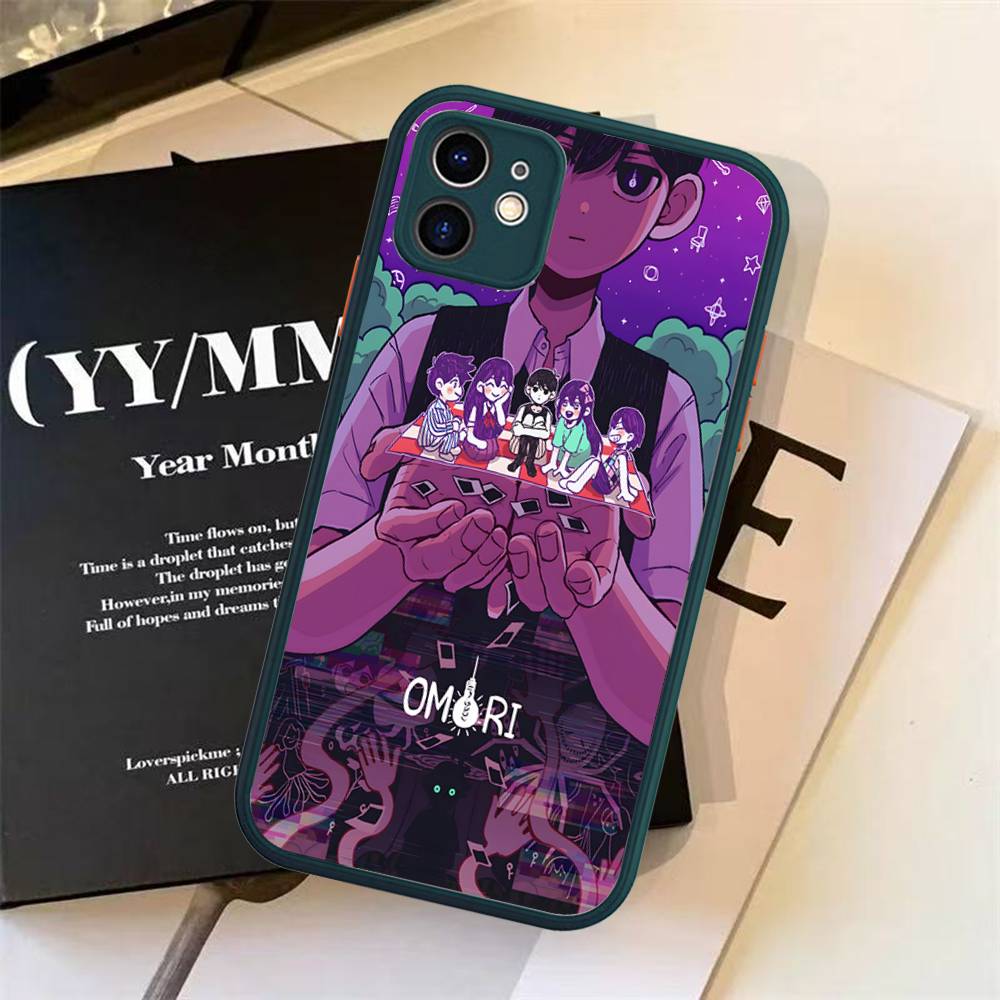 Game Omori Silicone Case For IPhone 16 15 14 13 12 11 Pro Max Plus X XS MAX Shockproof Matte Cover