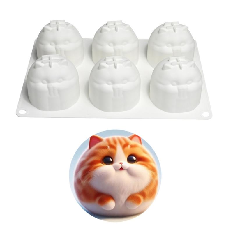 

Silicone Cats Chocolate Molds Elegant Cats Squeeze Toy Silicone Molds for Making Chocolates and Sweet Creation 1
