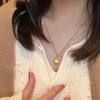 New Chinese Zircon Lucky Bag Pendant Necklace Retro Niche Temperament Versatile Collarbone Chain Light Luxury High-end Neck Chain Women