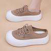 New Feizi Breathable Casual Women's Shoes with Soft Soles Versatile Women's Half-slippers and Durable Single Shoes