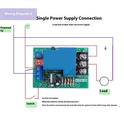 12V/24V 30A Programmierbares Verzögerungszeitgeber-Modul Gehäuse Niedriger Widerstand Isolation Entwicklungsplatine für Hausautomation