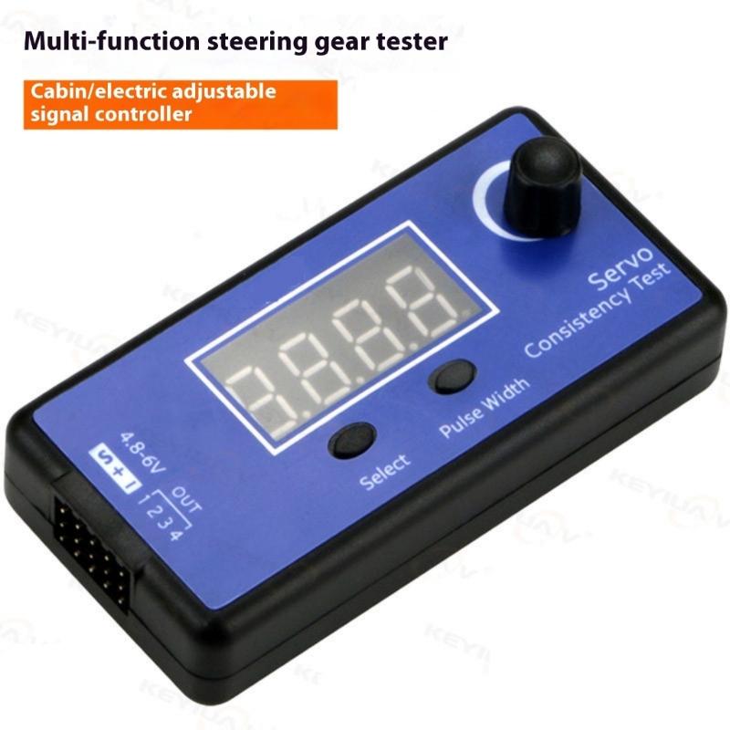 Multifunction Remote Helicopter Servo Tester With LCD Display And Manual/Auto Mode For ESC Consistency Verification