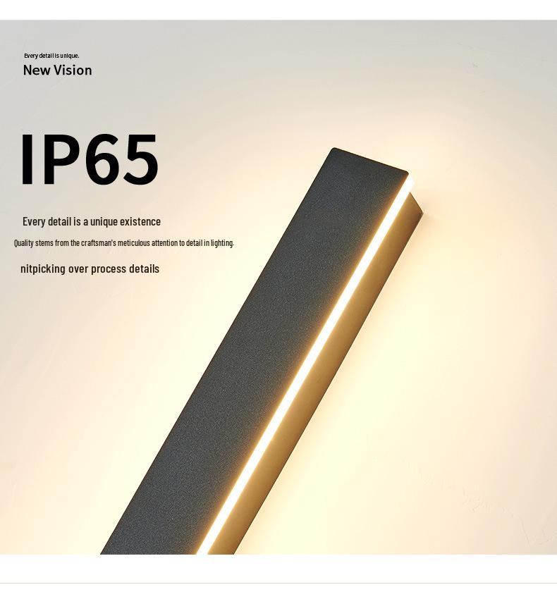 

Outdoor Waterproof LED Wall Lamp - Long Strip Design for Corridor and Aisle Lighting BD63 30CM