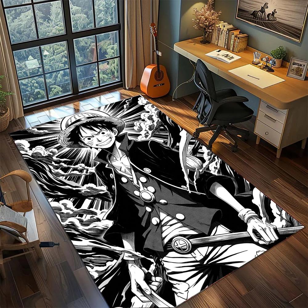 One Piece!Rug Carpet Large Area Rug Non Slip Washable Floor Mat Gamer Room Bedroom Home Decor