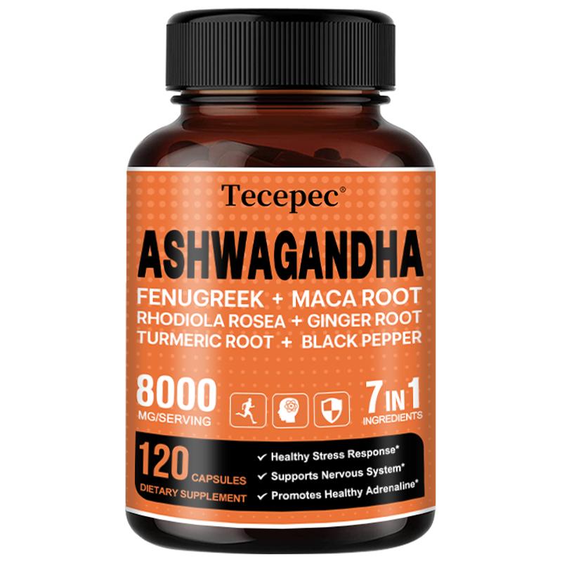 Herbal Extracts Supplement, With Fenugreek, Maca Root, Turmeric Curcumin, 120 Capsules 120 Capsules