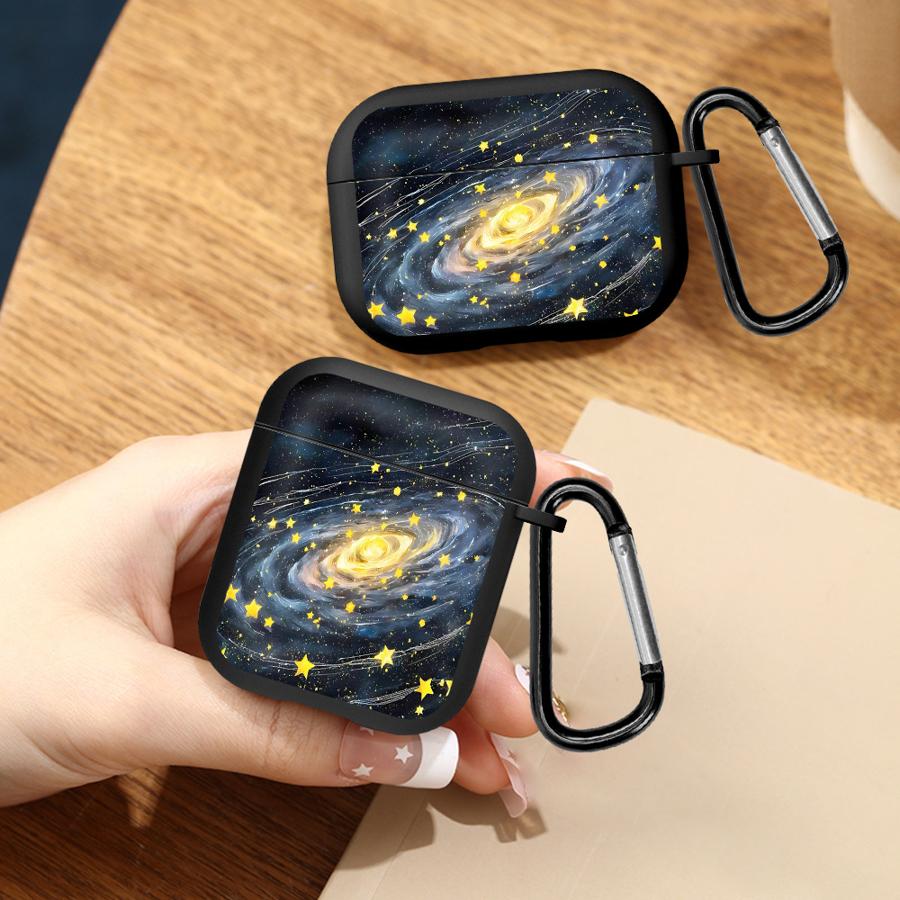 Kosmische Sterne Kopfhörerhüllen Hülle für Airpods Pro 3 Pro2 2 4 Pro3 1