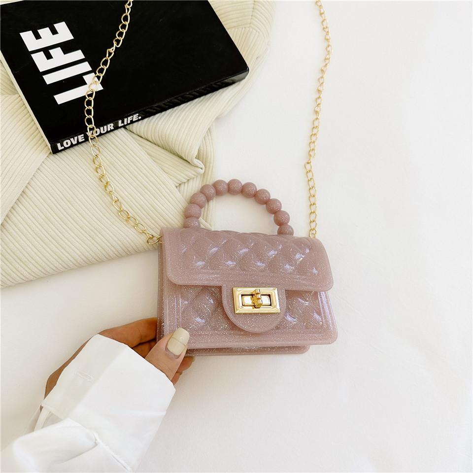 Jelly Bag Pvc Bag Trendy Women'S Bag Shoulder Messenger Bag