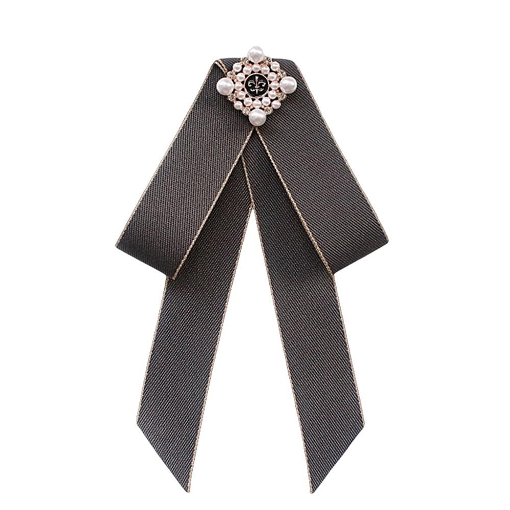 Vintage Style Bow Tie Brooch Collar Flower Ladies Jewelry Vintage Bow Tie  British Girls