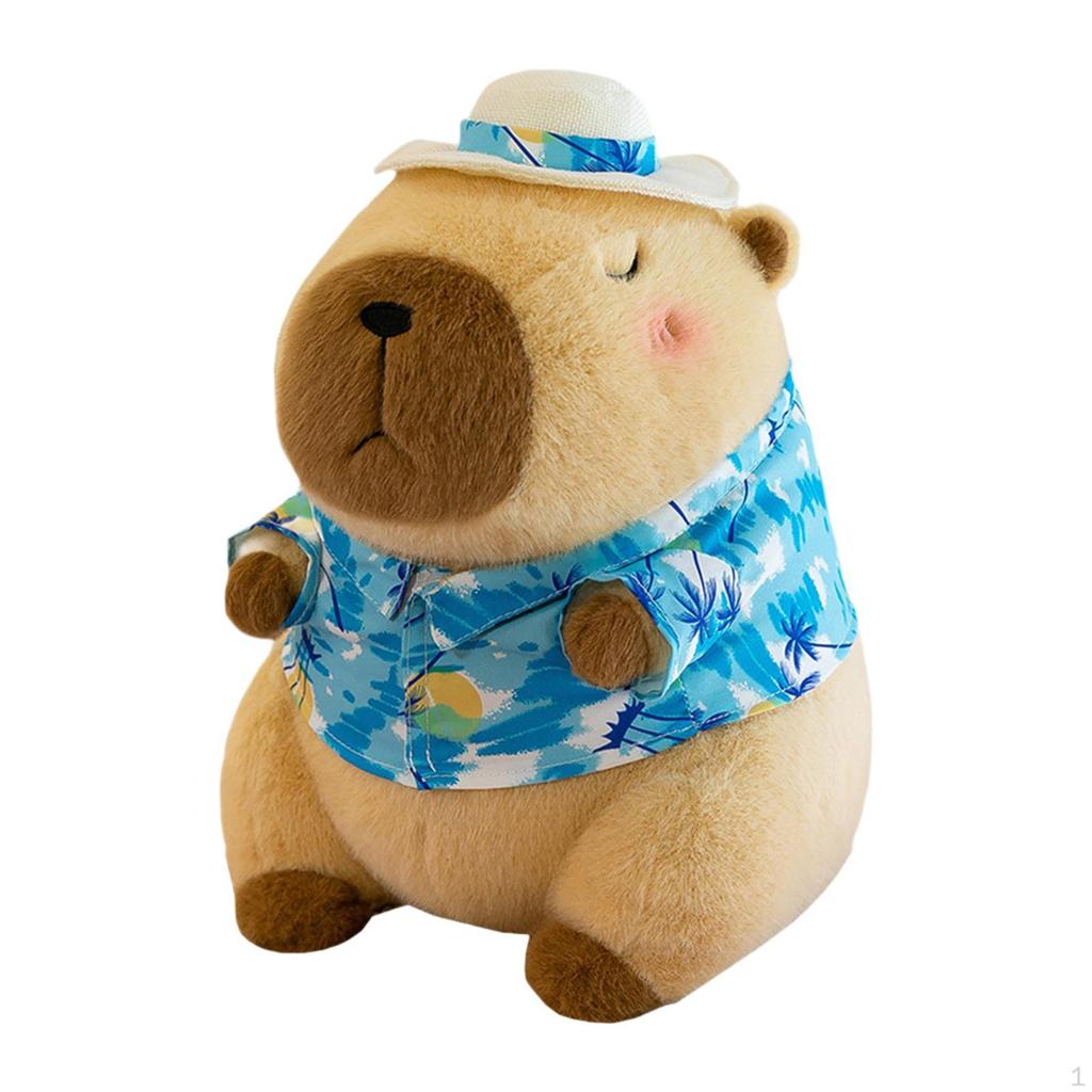 Adorable Capybara Plush Toy for Car Decor Gift All Ages
