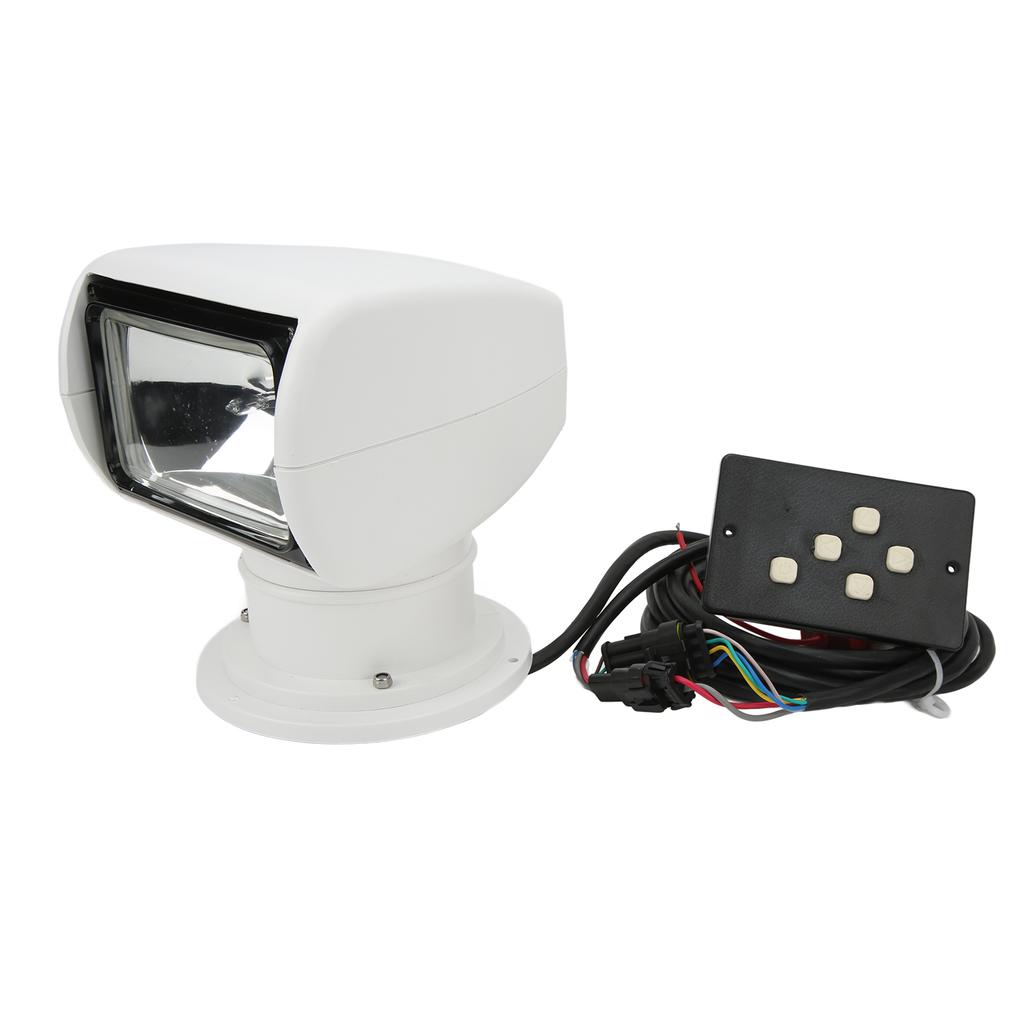 Remote Control Searchlight 320 Degree Rotating IP67 Proof 100W for Yacht Truck Car Marine