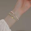 He Yu Women's Pearl Bracelet – Chinese Style, Light Luxury, Elegant Gift for Valentine's Day.