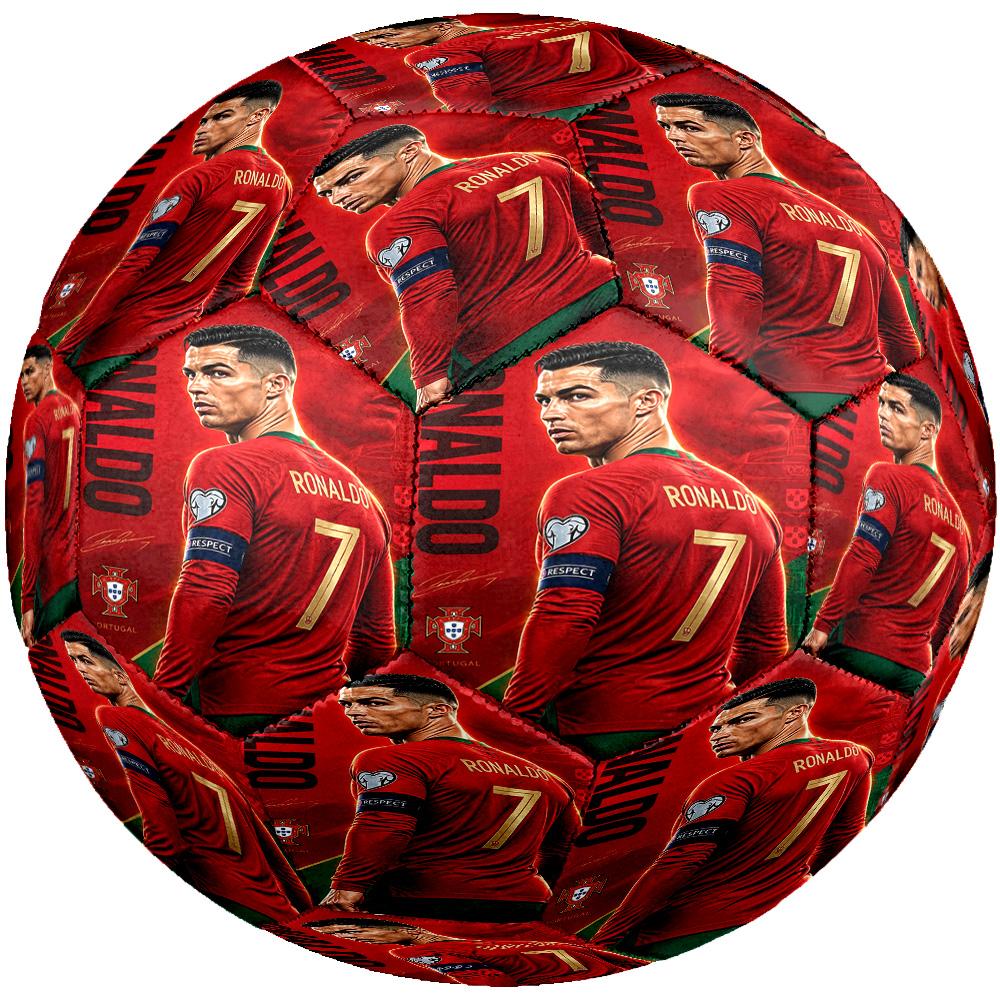 Cr7 Football Legend Soccer Ball Size 5 Football Machine-Stitched Indoor/Outdoor Training and Matches Soccer Accessory