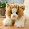 30cm High Quality Simulation Lying Cat Plush Toy Stuffed Animal Realistic Kitten Toy for Luxury Home Decoration Pet Gift