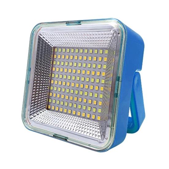 Mini Solar Camping Lamp with Stand, IP65 Waterproof Solar Type-C Rechargeable Work Light, Adjustable Outdoor Portable Emergency Light