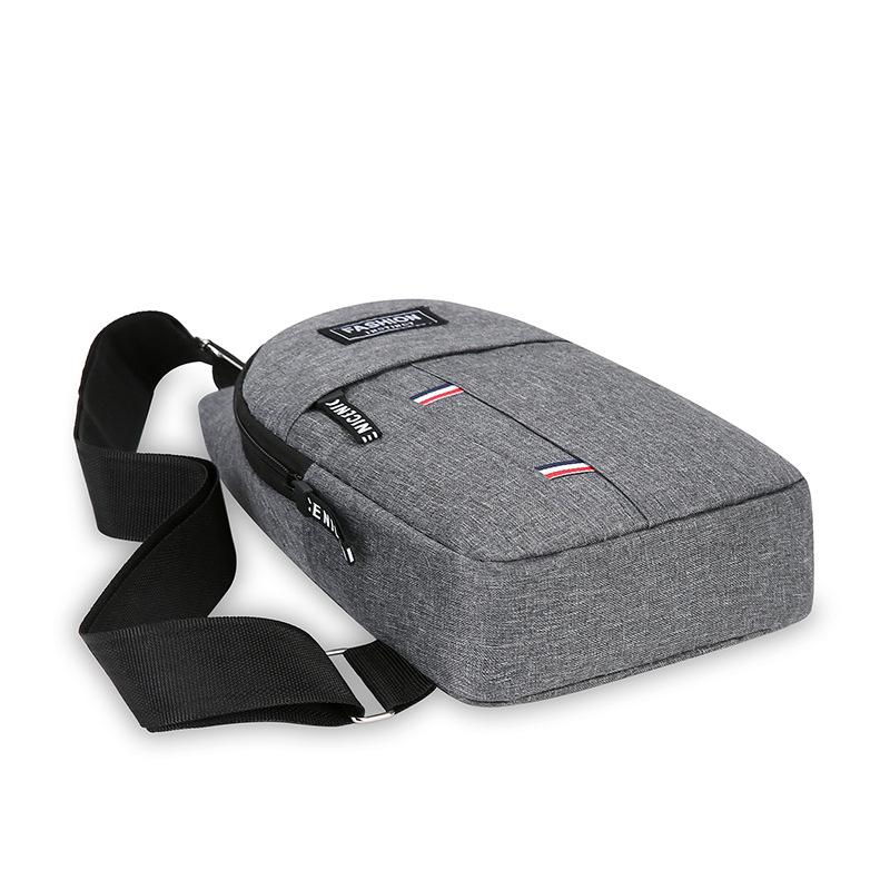 Men's Fashion Convenient Leisure Chest Bag Oxford Cloth Sports Travel Chest Bag Cashier Slung.