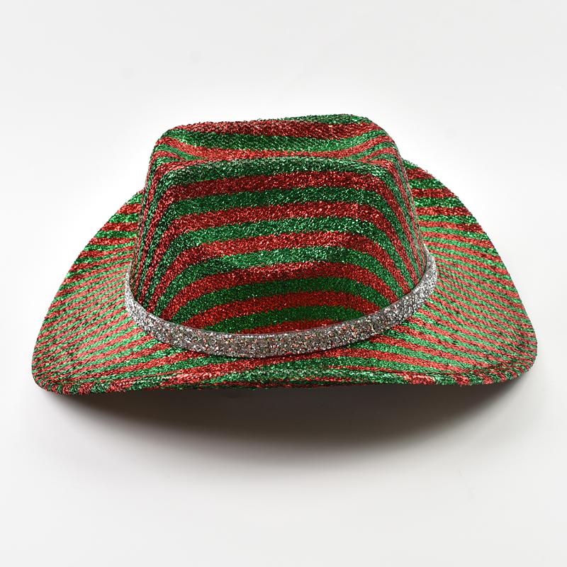 Women Men Cowgirl Hat Wide Brim Western Hats for Christmas Day Party Wedding Carnival Rave Party Travel