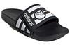 adidas Neo Adilette Comfort Adj Amarillas Cruzadas Negras Blancas Chanclas Unisex 'Negro Blanco' FY3037