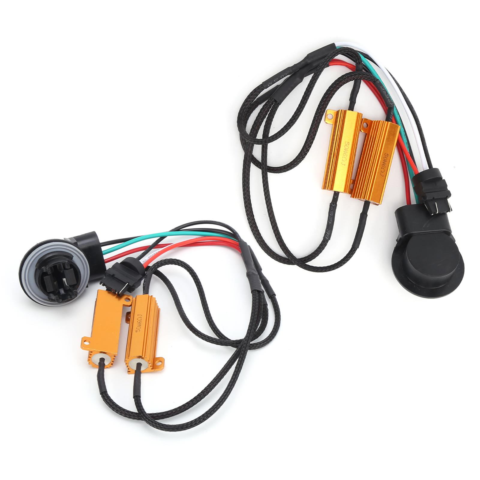 

2 шт. 50 Вт 3157B светодиодный декодер нагрузочный резистор Canbus Flash Error Free Canceller для автомобильных фар