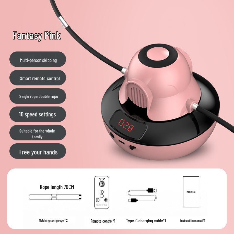Smart Automatic Jump Rope Machine with Remote Control and Auto Counting