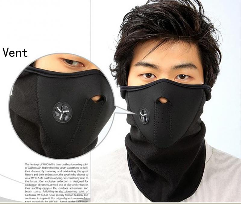 New Winter Motorcycle Fleece Thermal Face Mask Winter Outdoor Sports Masks Balaclava Windproof Keep Warm Riding Face Shield
