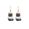 Cute Cartoon Kitten Earrings - Fun, Creative, and Fashionable Animal Drops In Japanese and Korean Styles for European and American Tastes.