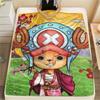1 Stück One Piece Tony Tony Chopper Gemusterte Flanelldecke Geeignet für Alle Jahreszeiten Für Heimdekoration Wärme Und Komfort Geschenke Feiertagsgeschenk