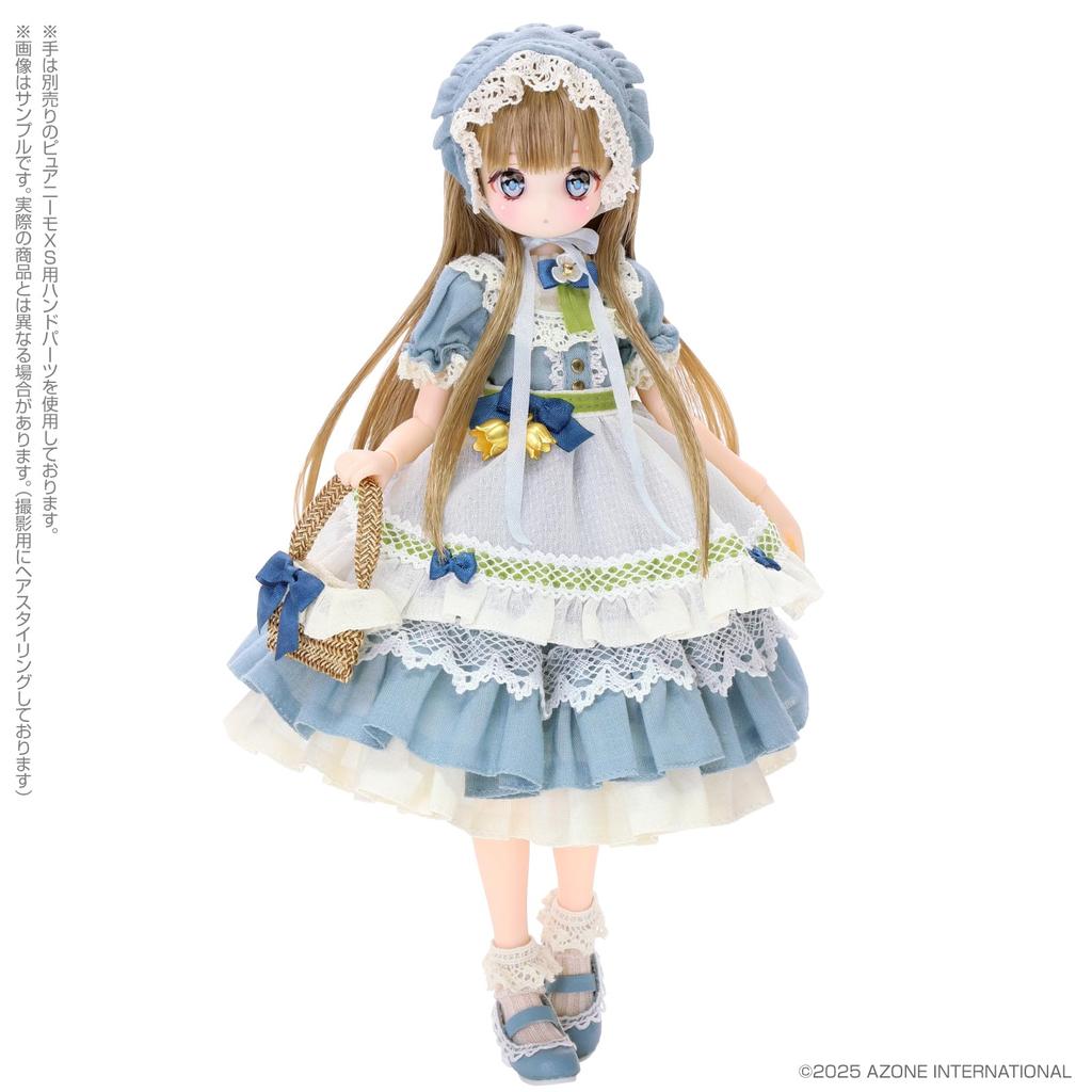 AZONE INTERNATIONAL Iris Collect Petit Ruchiru Flowers of Serenity Myosotis Painted Movable Doll 1/6 / (Blue Ver.)