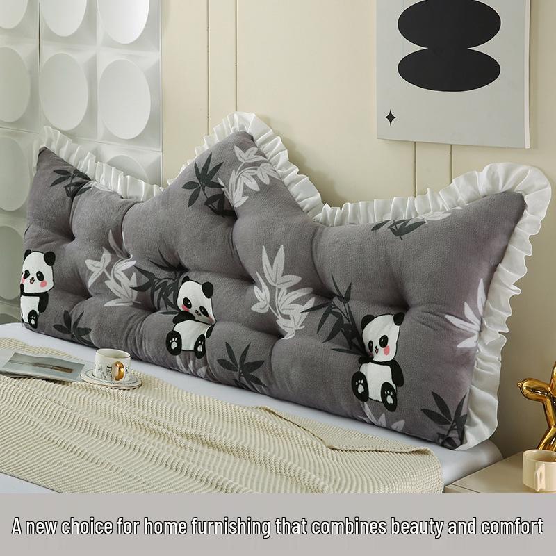 Prinzessinnenkrone Schlafzimmer Rückenlehnenkissen - Weiches Kopfteilkissen für Tatamibett