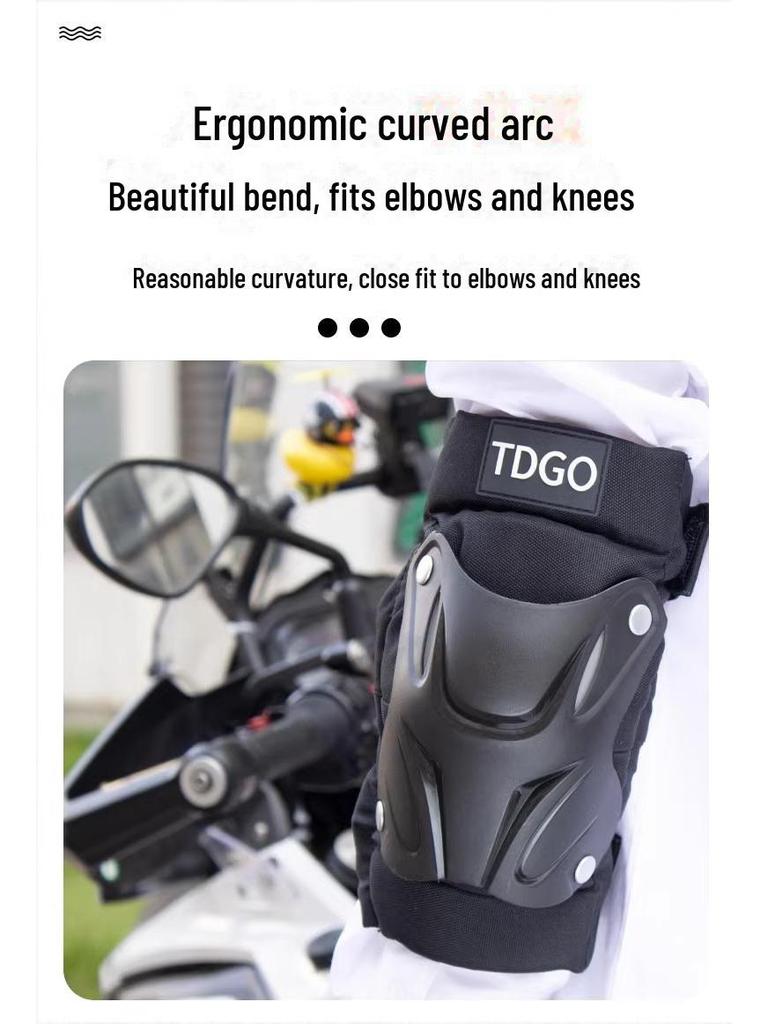 Winddichte Motorrad-Knie- und Armschützer: Winterreitschutz, Anti-Fall Knight Sports Gear