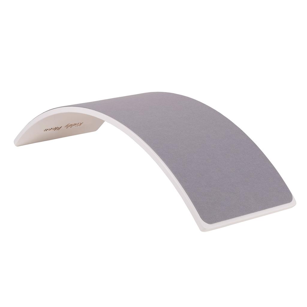 KiddyMoon wooden balance board for children wooden toy for kids balancing board for babies wooden toys 80x30cm, white