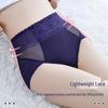High-Waisted Lace Tummy Control & Butt Lifting Underwear, Pure Cotton, Antibacterial, Waist Cincher, Seamless Women's Briefs.
