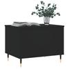  Coffee Table, Black, 60x44.5x45 Cm, Wood-based Material