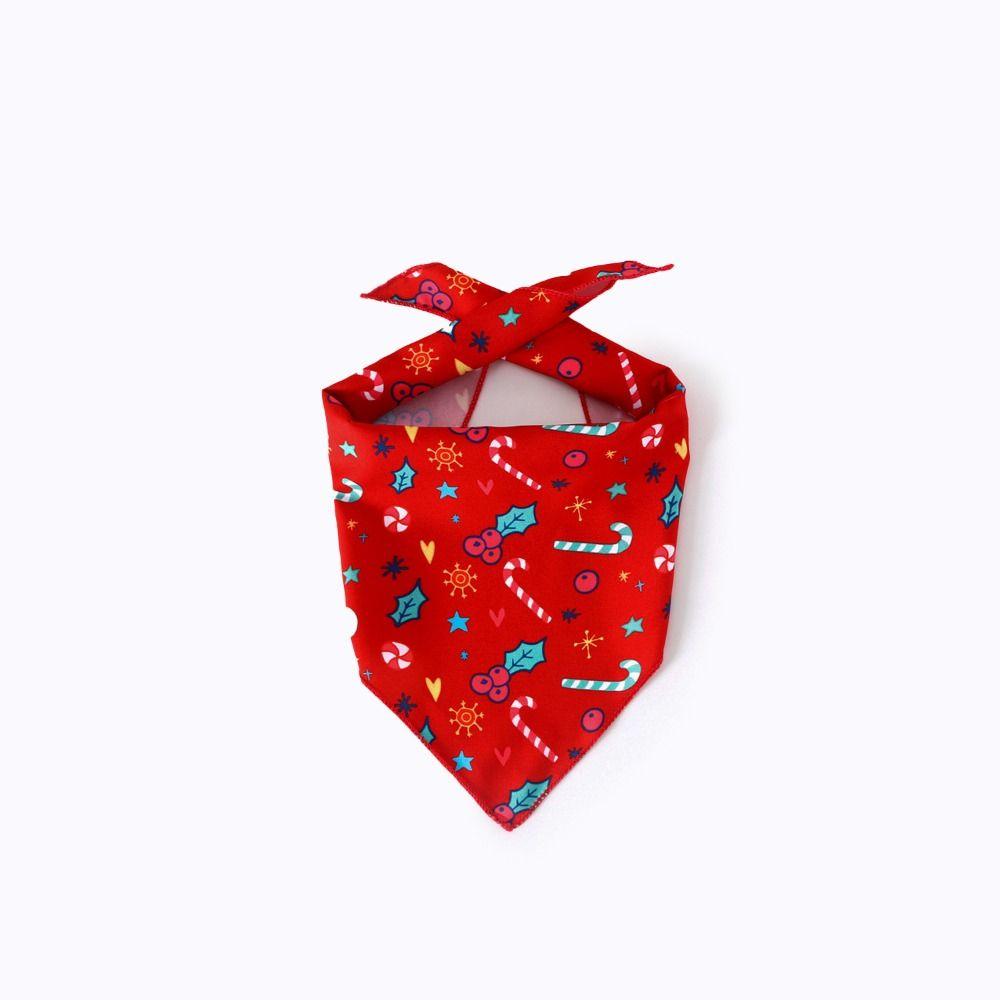 1pc Cute Puppy and Kitten Dress-up Accessories, Christmas Decorative Triangle Scarf, Pet Holiday Scarf, Christmas Gift for Pets
