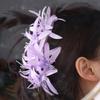 Elegante Blume Seitenclip Tagundnachtgleiche Blume Simulationsblume Greifclip Haiklammer Haarkralle Hanfu