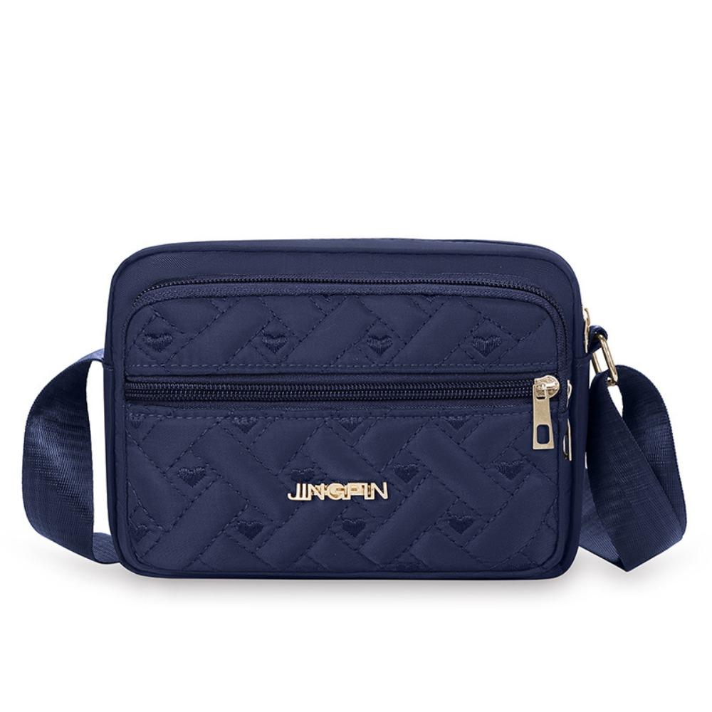 

С узором в виде сердец, сумка через плечо среднего возраста, большая вместимость, женская сумка-мессенджер, для улицы