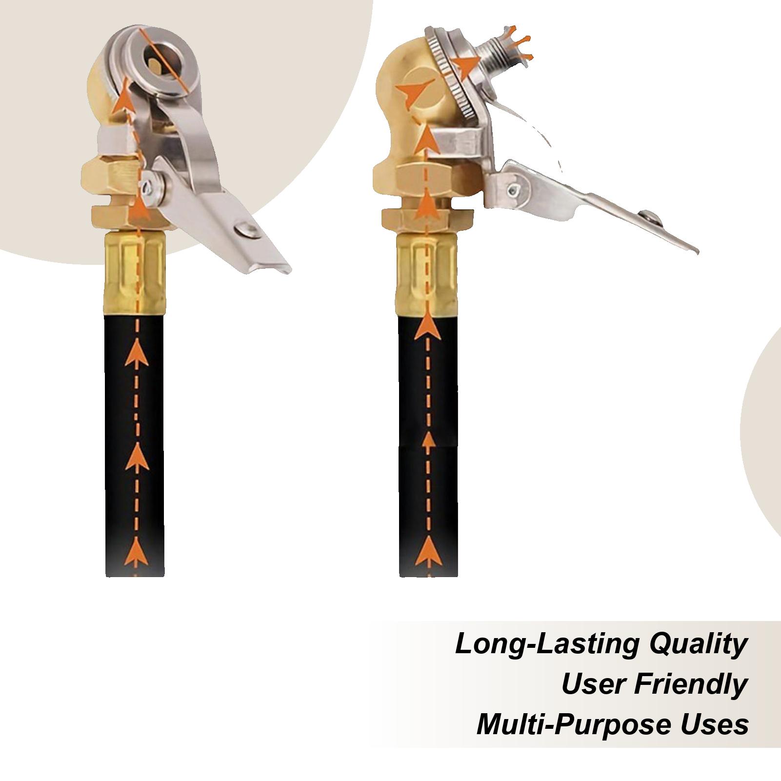 

Locking Air Chuck Heavy Duty Alloy Compressor Accessories Car Locking Tire Air Chuck Nozzle For Motorcycle RV Truck Bike Scooter China Mainland