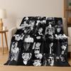 26 Stili Evan Peters Bello Arte Coperta di Flanella, Coperta Morbida e Accogliente per Casa Camera da Letto Letto Divano Picnic Ufficio Coperta Regalo Bambino