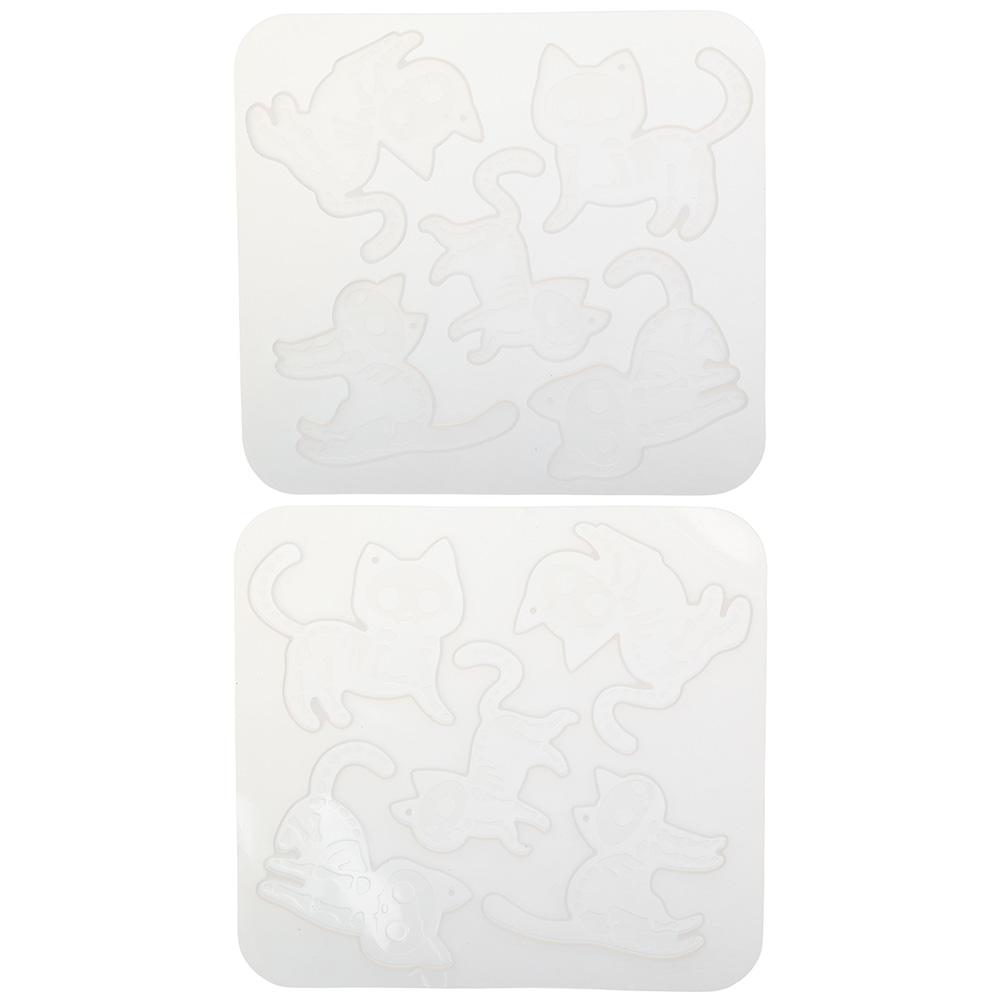 

18,5*17*0,6 см смоляная форма для кошек, силиконовая форма для эпоксидной смолы в виде животных, милая силиконовая форма для кулона