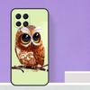 Cute Owl Cartoon Case For Samsung Galaxy M31 M16 M36 M56 M33 M53 M13 M12 M32 M52 M20 M15 M55 M14 M35 M34 M54
