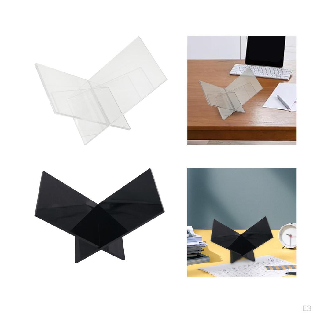 Acrylic Book Stand Artwork Display Rack Portable Bookmark Small Compact Easel