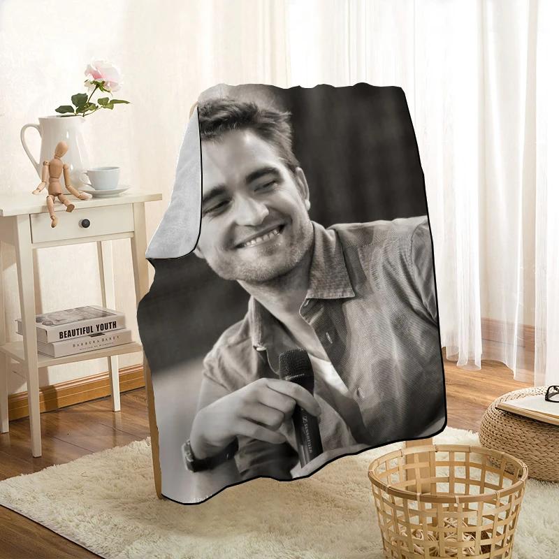 Neuer Artikel Robert Pattinson Decken Druck Weiche Decke Überwurf für Zuhause/Sofa/Bettwäsche Tragbare Reise Decke für Erwachsene 1208p