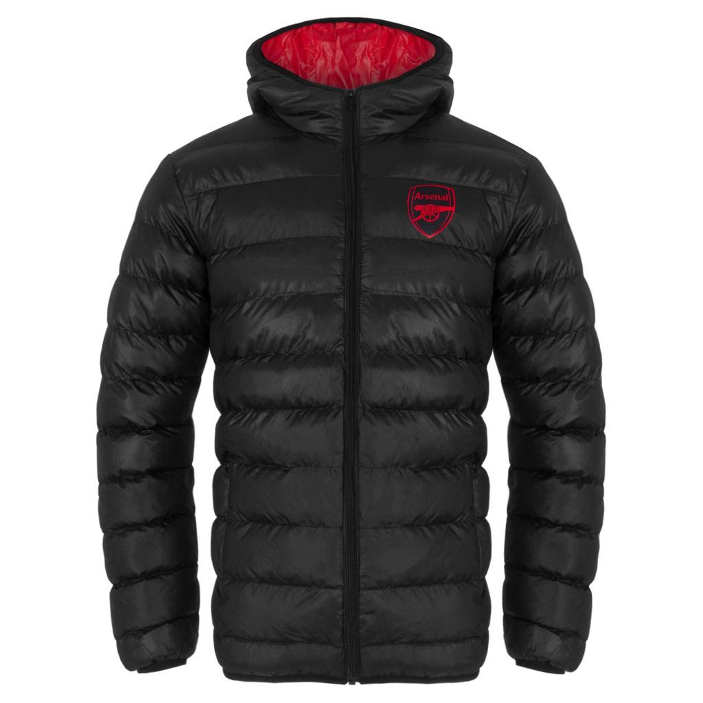 Arsenal FC Mens Crest Quilted Jacket