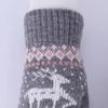 Touch Screen Winter Knitted Gloves Knitted Deer Full Finger Mittens Durable Riding Gloves  Outdoor
