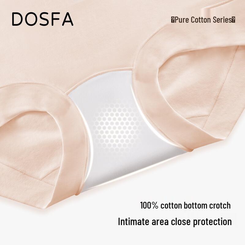 DOSFA Women's Plus Size High-Waist A-Grade Cotton Underwear