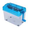 Manual Shredder Strip Cut Shredding Machine Desktop A6 Paper Cutting Tool for Office School Home Use Blue