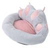 Cat Dog Kennel Cat Paw Print Shaped Machine Washable Removable Washable Sofa Pet KennelGrey