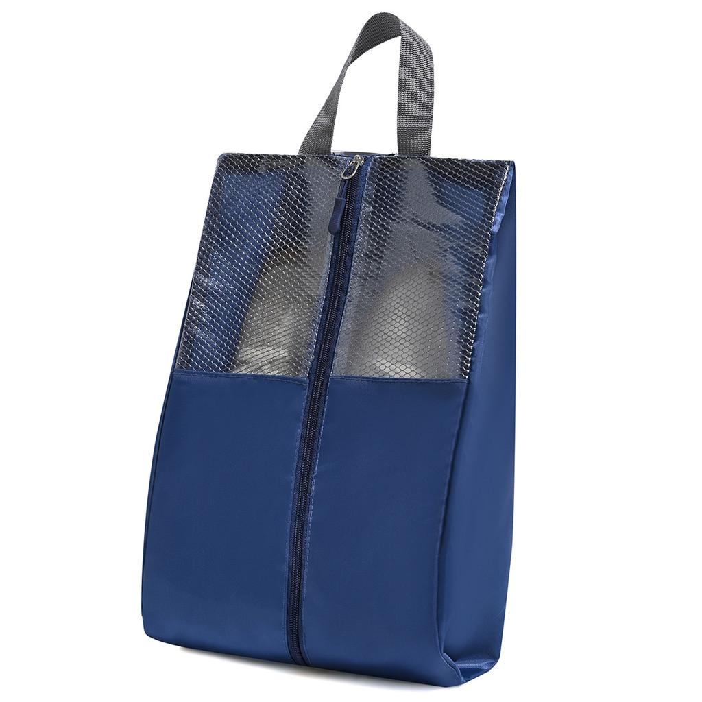 Travel Shoe Organizer With Foldable Design And Dustproof Cover For Suitcase Use