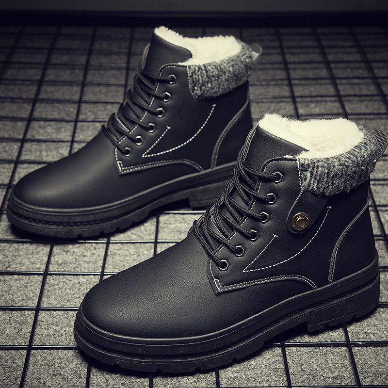 Large Size Boots Shoes Outdoor Snow Boots Non-slip Wear Resistant Boots Men's Combat Boots