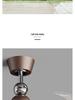 Cream Style Silent Ceiling Fan Light with Eye-Protecting Retro Design for Bedrooms and Children's Rooms